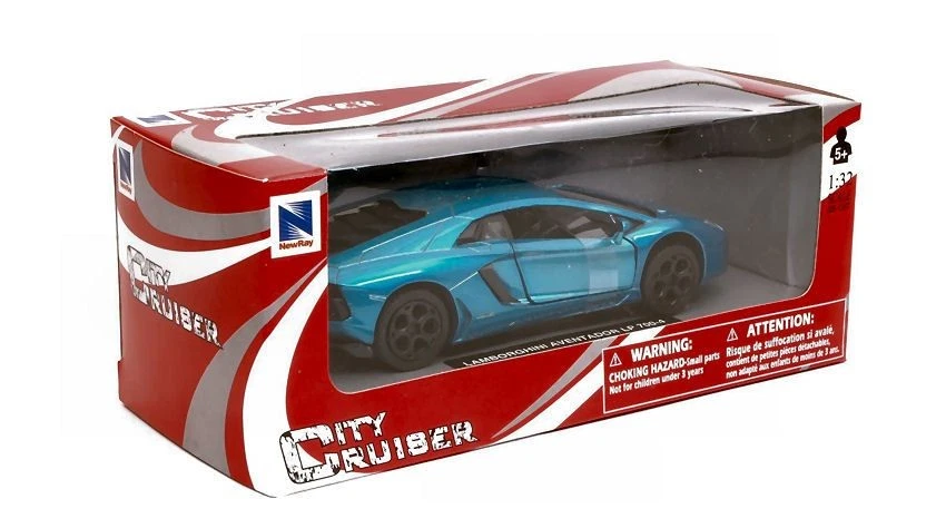 New Ray NY51493AT LAMBORGHINI AVENTADOR LP 700-4 TURQUOISE METALLIC 1:32 Modelli - Immagine 1 di 1