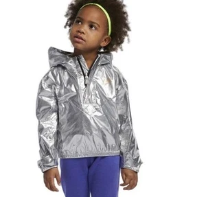 New girls Size 5/6 Metallic Half Zip Pullover  - Picture 1 of 5