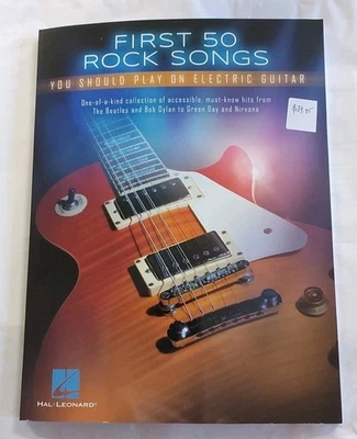 First 50 Rock Songs You Should Play On Electric Guitar Hal Leonard - Image 1 of 2