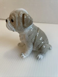 Vintage Lefton Keramik Bulldogge Hund Welpe Figur Statue "Sevilla" 1986 - Bild 1 von 8