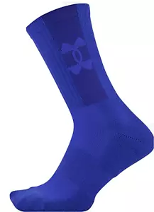 Under Armour Game-Practice Crew Socks Royal, 2Pk Mens Size 4-8 - Picture 1 of 6