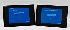 Lot of 2 Microsoft Surface Pro 3 1631 i5-4300U 1.9Ghz 8GB 256GB SSD *Read - Picture 1 of 11