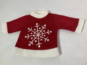 FOOD NETWORK Red & White Snowflake Sweater For Wine Bottle. NEW. - Picture 1 of 6