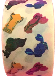 400 Sea Safari Aufkleber in Rolle mit 100 Modulen 2" x 2", je Sticker 1", RMP4103 - Bild 1 von 6