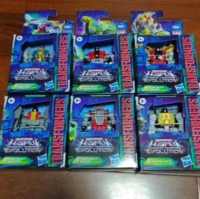Transformers Legacy Dinobot  Combiner  Volcanicus - Set  LOT of 6 - New&Seal - Image 1 of 2