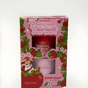 Glamlite Strawberry Shortcake “Berry Jelly” Lip Care Duo Scrub & Mask Limited Ed - Picture 1 of 4