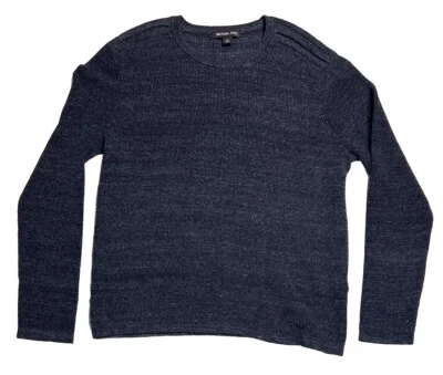 Suéter Michael Kors Para Hombre XL Manga Larga Mezcla Algodón Lana Foto 1 de 4