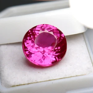 10 Ct Natural Spinel Pink Round Cut Certified Beautiful Loose Gemstone - Picture 1 of 7