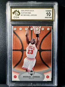 2006 Upper Deck OVATION #10 Michael Jordan 10 Gem Mint - Picture 1 of 2