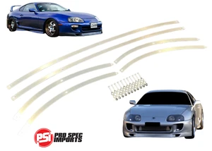 Juego de placas de montaje de labio delantero Supra y herrajes SS MK4 A80, V1, V2, MVP OEM. - Imagen 1 de 11