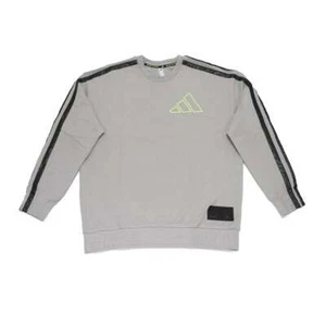 Sudadera Adidas Daniel Patrick x James Harden Gris French Terry Crew Nueva con etiquetas - Imagen 1 de 7