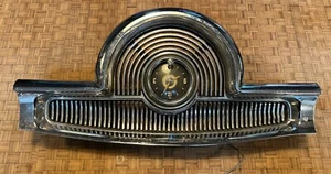 Oldsmobile Olds Chrome Dash Clock Speaker OEM 1550204 1954-55 Vintage Art Deco - Picture 1 of 12