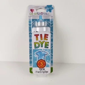 Create Basics TURQUOISE Tie Dye 9 Piece Kit Create Up To 3 Projects FREE SHIP - Picture 1 of 2