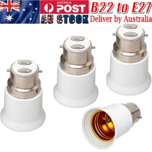 1/2/5/10PCS B22 To E27 Socket Light Bulb Lamp Holder Adapter Plug Lampholder AU - Picture 1 of 13