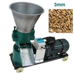 220V 3mm Farm Animal Livestock Pellet Mill Feed Pellet Press Production 150kg/h - Picture 1 of 19