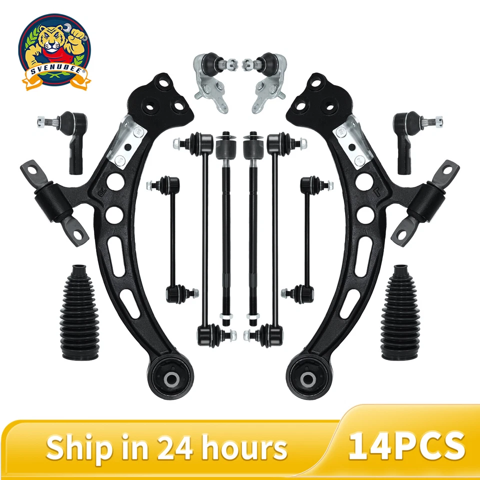 Front Lower Control Arms Sway Bars for 1997 1998-2001 Toyota Camry Lexus ES300 - Image 1 of 4