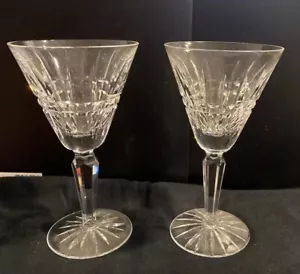 SET 2 CALICI DA VINO WATERFORD GLENMORE TAGLIO CRISTALLO CHIARO 6,5" H - Foto 1 di 1