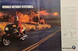 1991 BMW K1 Motorcycle 2pg Motocycle Ad - Picture 1 of 1