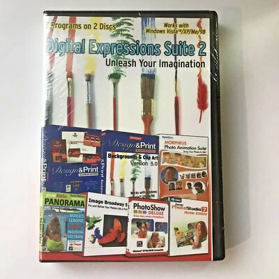 Digital Expressions Suite 2, 7 Total Programs, For Windows Vista/XP/Me/98  - Image 1 of 4