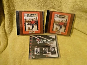 2 NEW/SEALED CDS + 1 UNSEALED COUNTRY CREAM V. 1 & 2 COUNTRY HEARTBREAKERS -READ - Foto 1 di 12