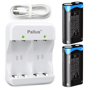 2Pack Lithium Rechargeable Xbox One Controller Battery Pack with Charger Station - Picture 1 of 6