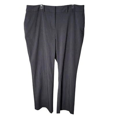 Liz Claiborne Womens Size 18W Gray Solid Trouser Dress Pants - Image 1 of 4