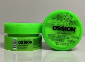 Morfose Ossion Matte Hair Styling Wax | Strong Hold | Style Power (Pack Of 2)