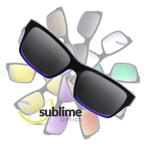 Black (Dark Grey) NON POLARIZED Replacement Lenses for Von Zipper Fulton - Bild 1 von 5