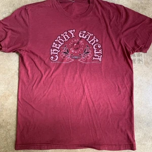 Cherry Garcia Ben & Jerry’s T Shirt Size L Pleasure Awaits Red Vtg - Picture 1 of 3