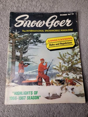 Vintage December 1967 Snow Goer International Snowmobile Magazine - Image 1 of 4