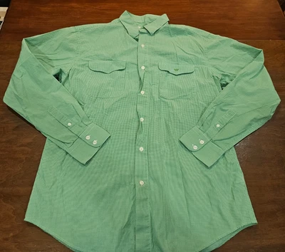 Camisa de vestir a cuadros verde King Ranch talla L Foto 1 de 4