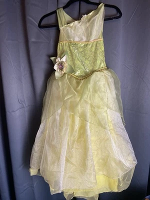Vestido Disfraz Princesa Tiana Disney, Niña Talla Mediana (7-8) Foto 1 de 4