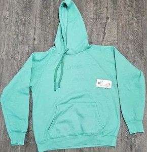 NWT $56 Billabong Youth Boys Girls Mint Green Embroidered Hoodie Sweatshirt M/10 - Picture 1 of 6