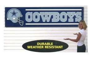 Dallas Football Team Memorable Flag 2x8ft Helmet super Banner - Picture 1 of 3