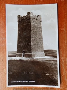Kitchener Memorial ORKNEY. HMS Hampshire torpedoed 1916. Cashet JohnO'Groats. RP - Picture 1 of 2
