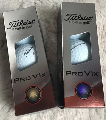 TITLEIST PRO V 1 X GOLF BALLS  2 SLEEVES (6 BALLS) BRAND NEW  make a lovely gift - Image 1 of 2