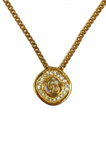 Collana Christian Dior Top donna strass GLD