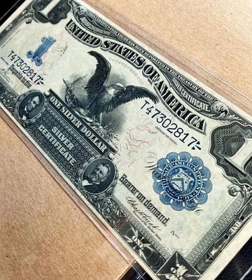 Fr. 228 1899 $1 Silver Certificate "BLACK EAGLE" - VF - Image 1 of 3