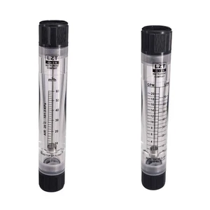 LZM-25G 1" BSP PMMA Piping Type Liquid / Air Flowmeter Flow Meter Rotameter - Picture 1 of 8