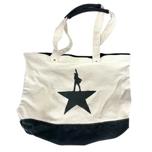 Hamilton The Musical Logo Canvas Tote Bag 17 x 11 x 7 - Picture 1 of 5