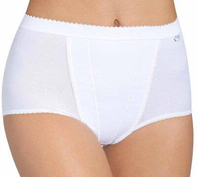SLOGGI CONTROL MAXI BRIEF, COTTON, TWIN PACK, WHITE, BLACK OR POUDRE,