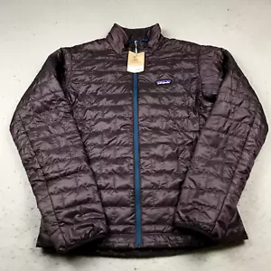 Patagonia Jacket Mens Small Purple Obsidian Plum Nano Puff Puffer Primaloft NWT - Picture 1 of 10