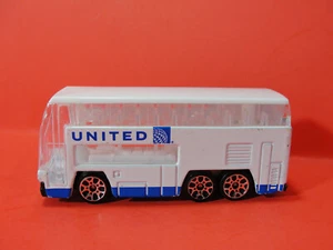 United Airlines Airport Double Deck Bus Diecast - Picture 1 of 6
