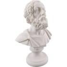 15cm Alabaster Figur Büste Homer griechischer Dichter der Ilias
