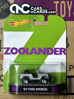 2014 Hot Wheels Retro Entertainment Zoolander '67 Ford Bronco NIP - Image 1 of 2