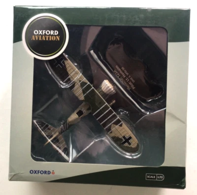 Oxford Aviation Henschel 123A Biplane Unit 3/SFGr 50 Lt Hamann AC083 1:72 Mint - Image 1 of 4