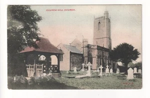 Churchill Church - old Somerset postcard - Picture 1 of 2