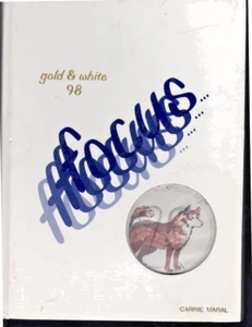 Anuario de escuela secundaria Sutter Union 1998, dorado y blanco, Sutter, California - Imagen 1 de 23