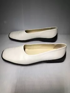 TOD'S women's shoes, slip on, off-white, leather size 37.5EU - 7US-ITALY - Picture 1 of 8