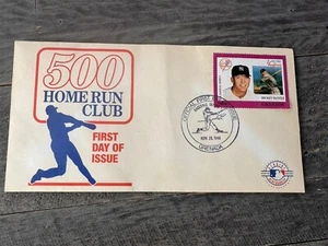 500 Home Run Club  Of First Day Covers MLB Mickey Mantle 1988 Grenada - Picture 1 of 4